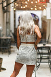 Cream Animal Print Two Piece Skirt Set - Kendry Collection Boutique