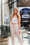 Cream Denim Snakeskin Tube Top - Shop Kendry Collection Boutique - Kendry Collection Boutique