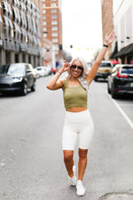 Trendy Tactel fabric high waisted biker shorts with velvet leopard pattern all over. These are a MUST have and perfect for keeping everything in place!