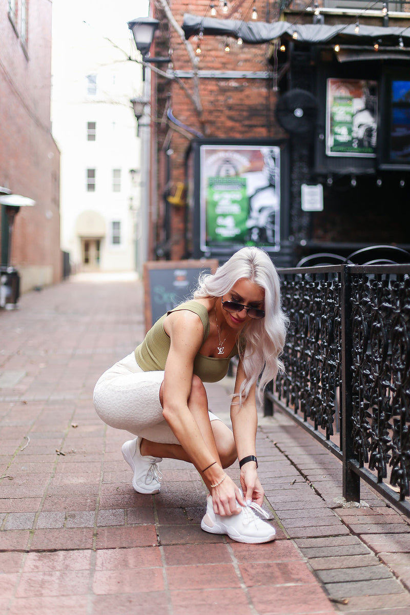 Off White Velvet Leopard Biker Shorts- Shop Kendry Collection Boutique