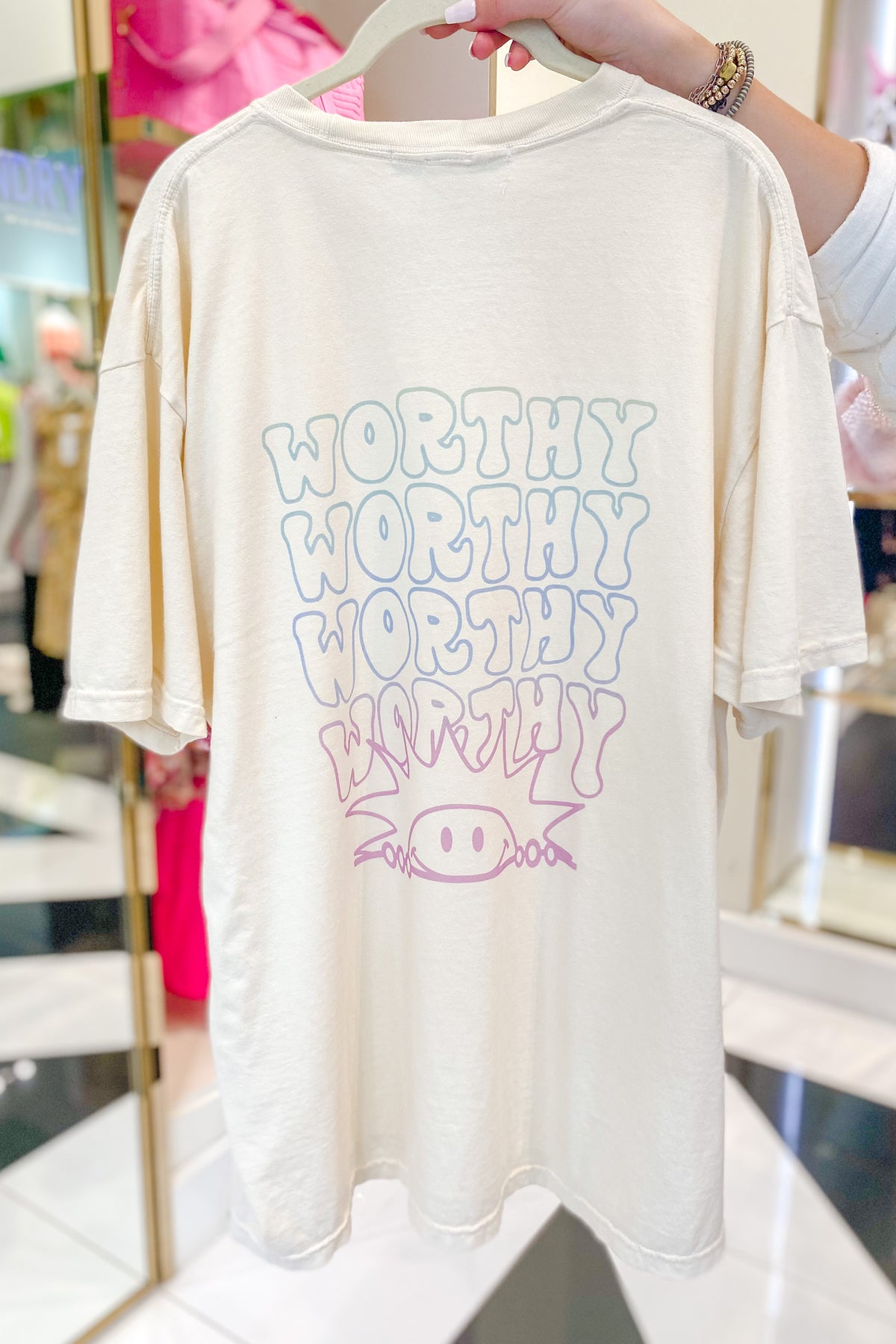 Cream Worthy Ombre Graphic Tee - Shop Kendry Collection Boutique