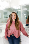 Cut Out Back Long Sleeve Top - Shop Kendry Collection Boutique