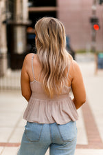 Cutout Front Tie Tank Top - Shop Kendry Collection Boutique