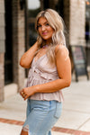 Cutout Front Tie Tank Top - Shop Kendry Collection Boutique