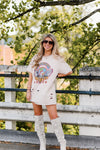 Distressed Tan Van Halen Graphic Band Tee - Shop Kendry Collection Boutique