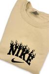 Flame Burns Crewneck Sweatshirt