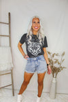 Go Get Em Tiger Charcoal Graphic Tee - Shop Kendry Collection Boutique