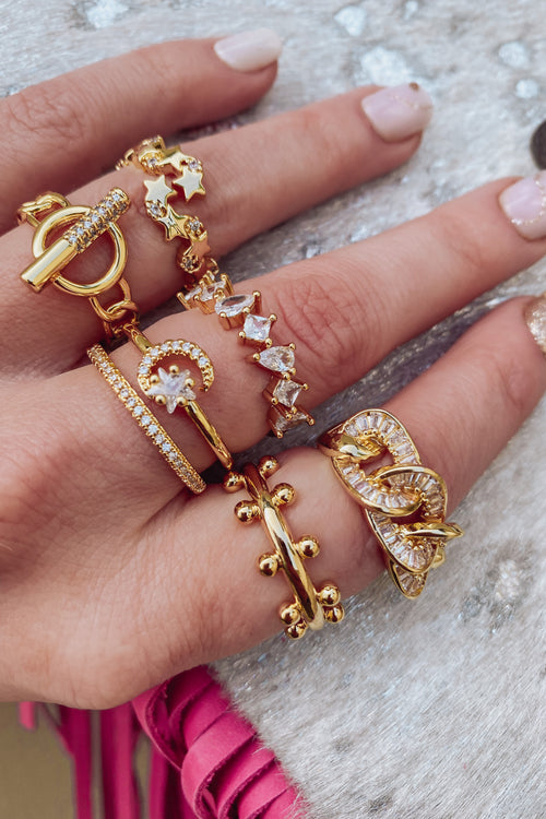Gold Adjustable Rings