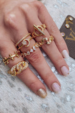 Gold Adjustable Rings