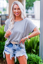 Maggie Destroyed High Rise Denim Shorts - RESTOCK