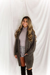 Grey Sleeveless Turtleneck Bodysuit