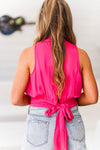 Hot Pink Halter Neck Tank Top - Shop Kendry Collection Boutique