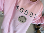 Moody Pink Crewneck Sweatshirt