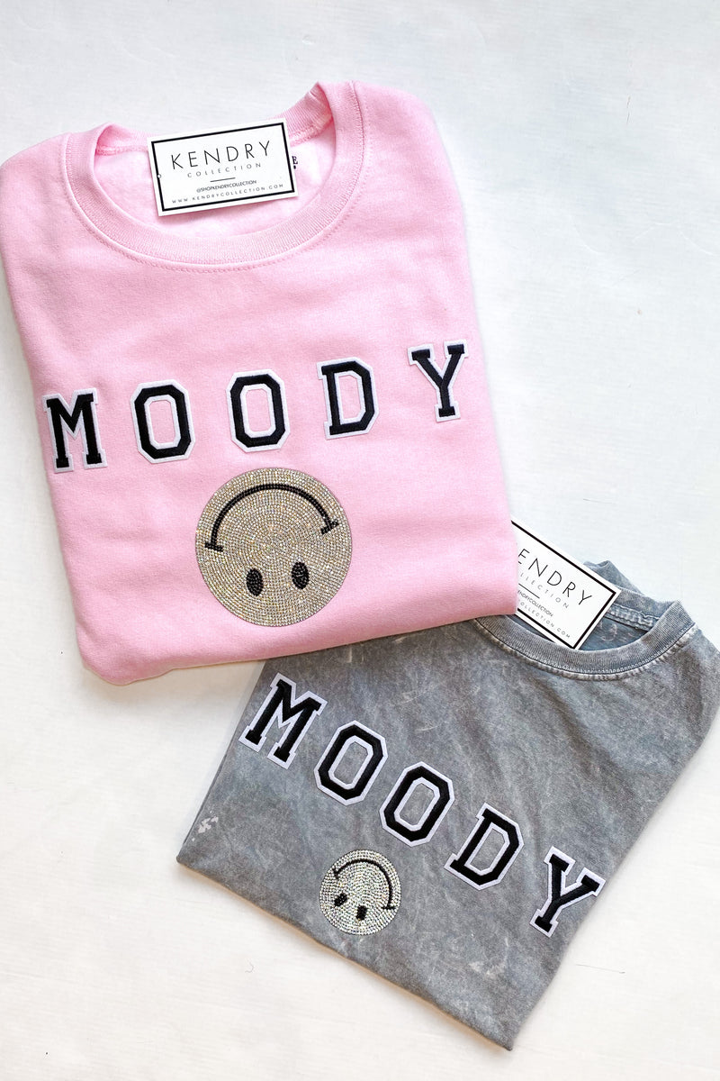 Moody Pink Crewneck Sweatshirt