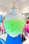 Lime Green Tulle Tube Top