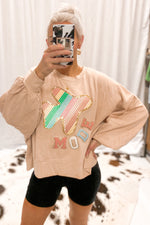 Judith March Airplane Mode Patch Crewneck