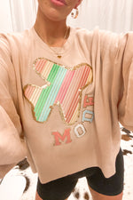 Judith March Airplane Mode Patch Crewneck