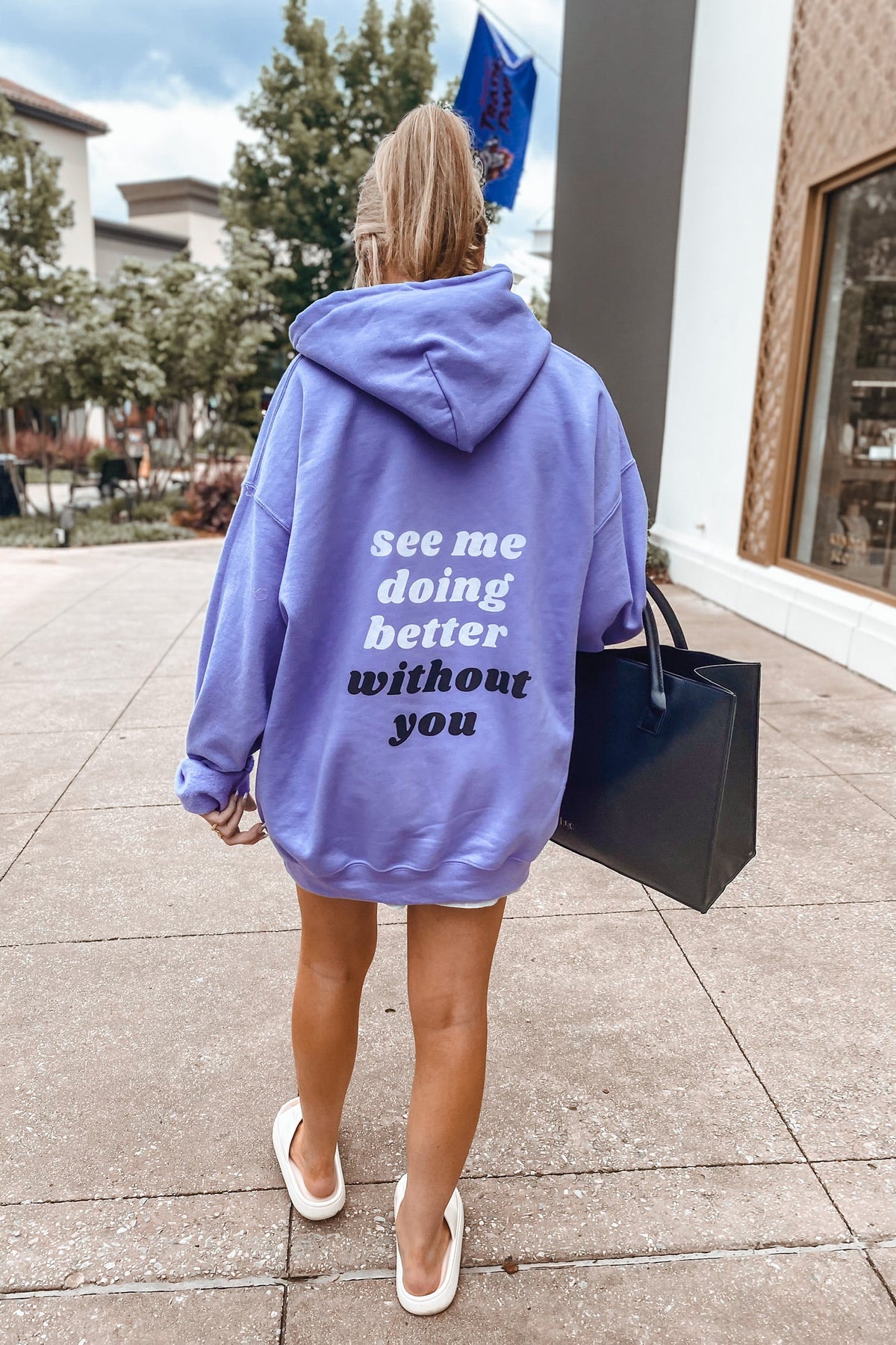 Purple Better Without You Hoodie
