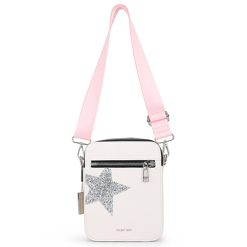 Vintage Havana White Rocker Bag