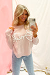 Baby Pink Bride Sweater Top