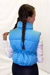 Blue Puffer Vest