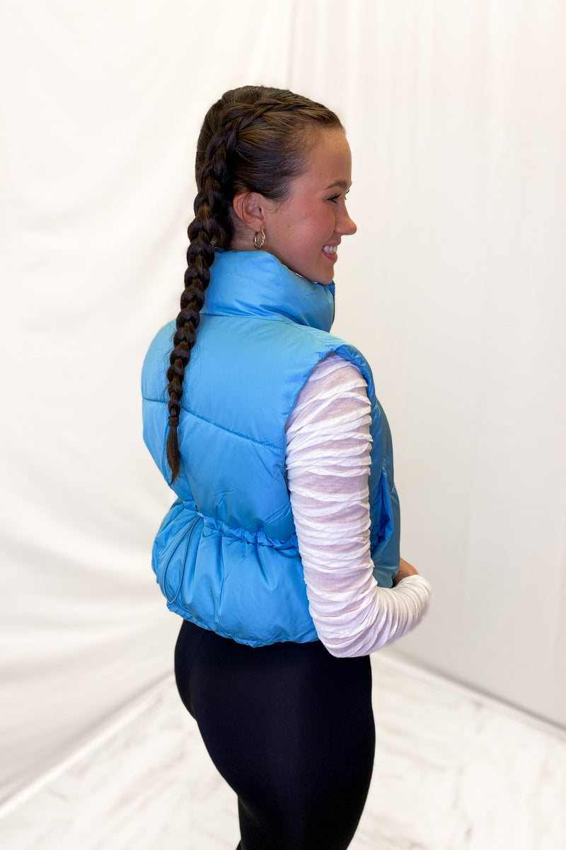 Blue Puffer Vest