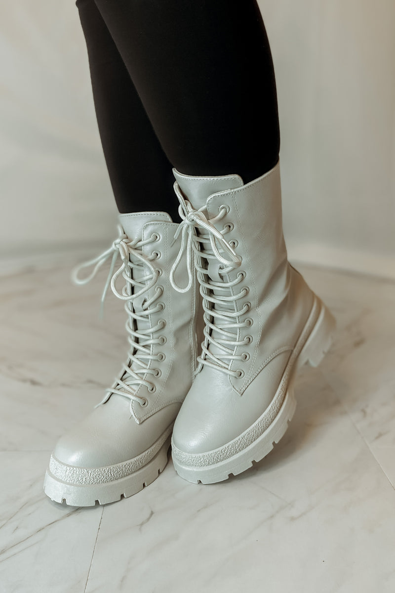 Parkway Stone Lace Up Booties