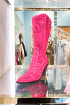  Iconic Babe Fuchsia Pink Sequin Western Boots - Shop Cute Booties At Kendry Boutique