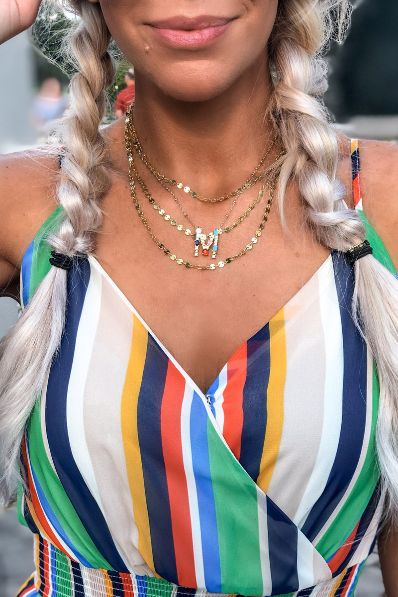 Three Layer Gold Necklace