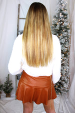 Ivory Fuzzy Knit Sweater - Shop Kendry Collection Boutique