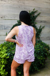 Lavender Palm Sleeveless Two Piece Set - Shop Kendry Collection Boutique
