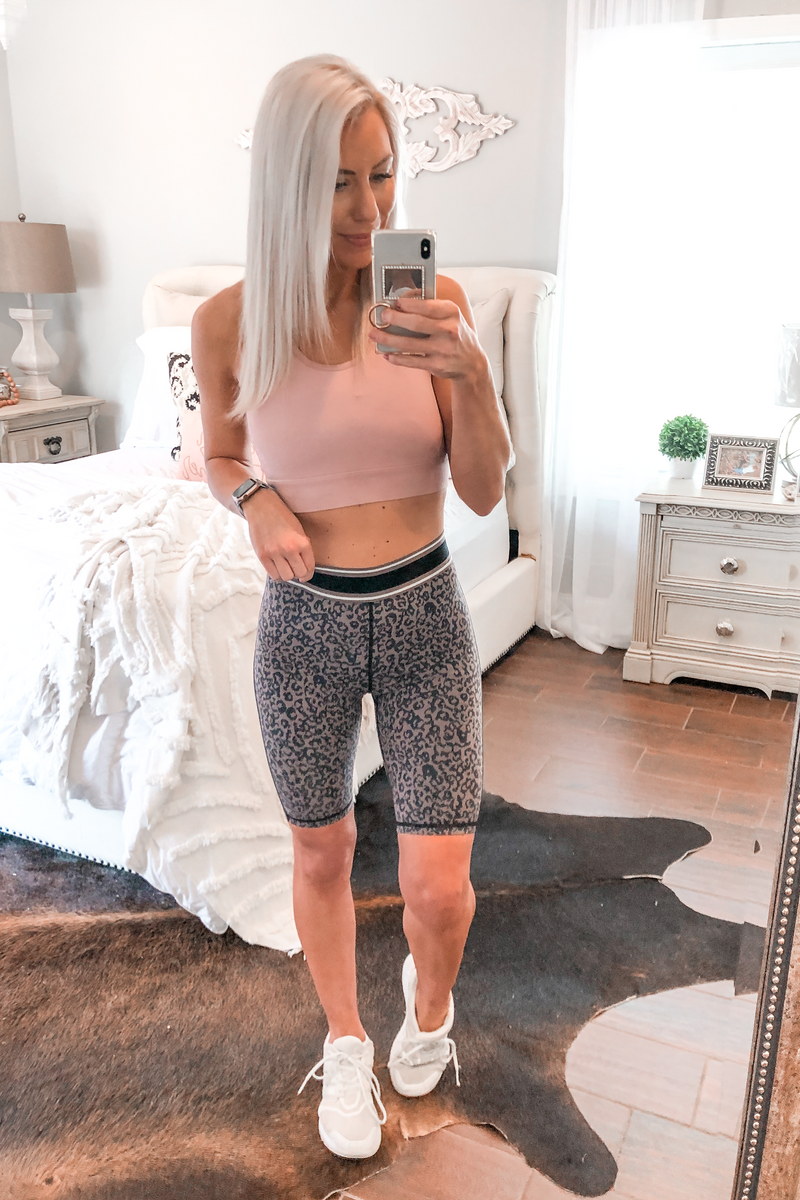 Leopard Biker Shorts - Kendry Collection Boutique