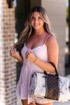 Light Pink Patterned Romper - Shop Kendry Collection Boutique