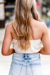 Light Yellow Cropped Tube Top - Shop Kendry Collection Boutique