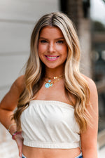 Light Yellow Cropped Tube Top - Shop Kendry Collection Boutique
