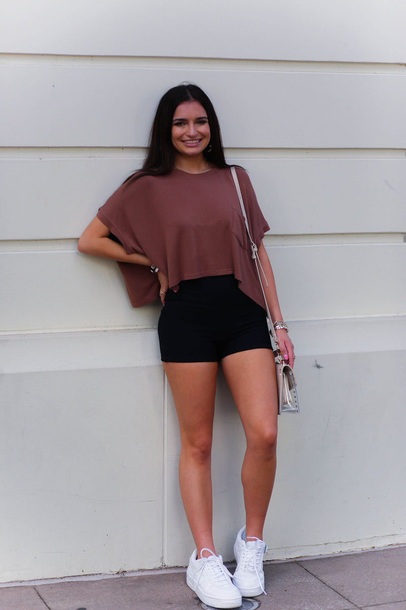 Mauve Boxy Style Basic Cropped Tee - Shop Kendry Collection Boutique - Kendry Collection BoutiqueMauve Boxy Style Basic Cropped Tee - Shop Kendry Collection Boutique - Kendry Collection Boutique