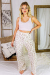 Mauve Leopard Plush Pajama Pants - Shop Cute Pajama Pants At Kendry Collection Boutique