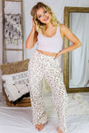 Mauve Leopard Plush Pajama Pants - Shop Cute Pajama Pants At Kendry Collection Boutique