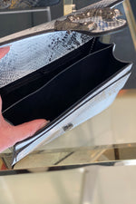 Metallic Horseshoe Purse