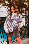 Mixed Print Colorful Sweater - Shop Kendry Collection Boutique