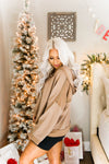 Mocha Studded Pullover - Kendry Collection Online Boutique