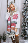 Multi Colored Tassel Scarf