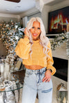 Mustard Yellow Chenille Turtle Neck Sweater