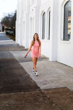 Neon Peach Cutout T-Shirt Mini Dress - Shop Kendry Collection Boutique