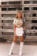 Nicole Off White Above The Knee Boots - Shop Booties At Kendry Boutique