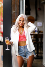 Orange Cropped Tank Top - Shop Kendry Collection Boutique