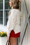 Oversized Balloon Sleeve Knit Sweater- Shop Kendry Collection Boutique