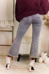 Palmer Black Rhinestone Fringe Flare Jeans - Kendry Collection Boutique