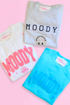 Teal Blue Moody :) Crewneck