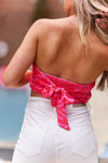 Pink And Orange Bandana Tube Top - Shop Kendry Collection Boutique